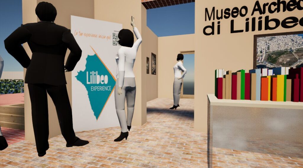 Lilibeo Experience: narrazione multimediale di un territorio 10 La “mappa parlante” fruibile attraverso la mobile app (immagine fornita dall'autrice)