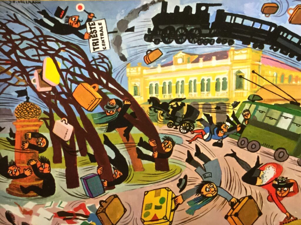 Il Museo della Bora e le "cartoline del clima" Cartolina Kollmann cartolina bora