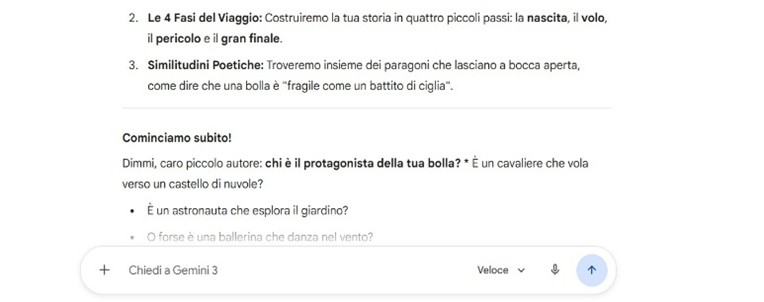 Il mondo racchiuso in una bolla. Un laboratorio di scrittura con l’IA. Immagine3 1 agente di scrittura
