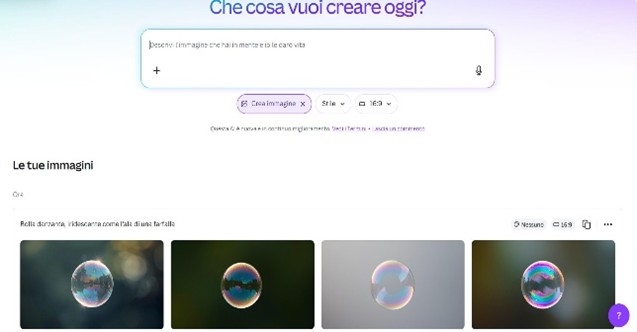 Il mondo racchiuso in una bolla. Un laboratorio di scrittura con l’IA. Immagine4 3 Visualizzare la bolla