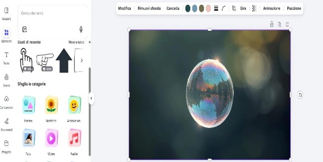 Il mondo racchiuso in una bolla. Un laboratorio di scrittura con l’IA. Immagine5 1 Visualizzare la bolla di sapone