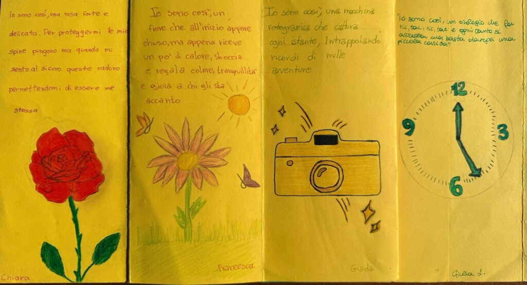 Leggere albi illustrati nella secondaria di I grado: un linguaggio universale per educare alla complessità Leporello 3 Leporello realizzato in classe