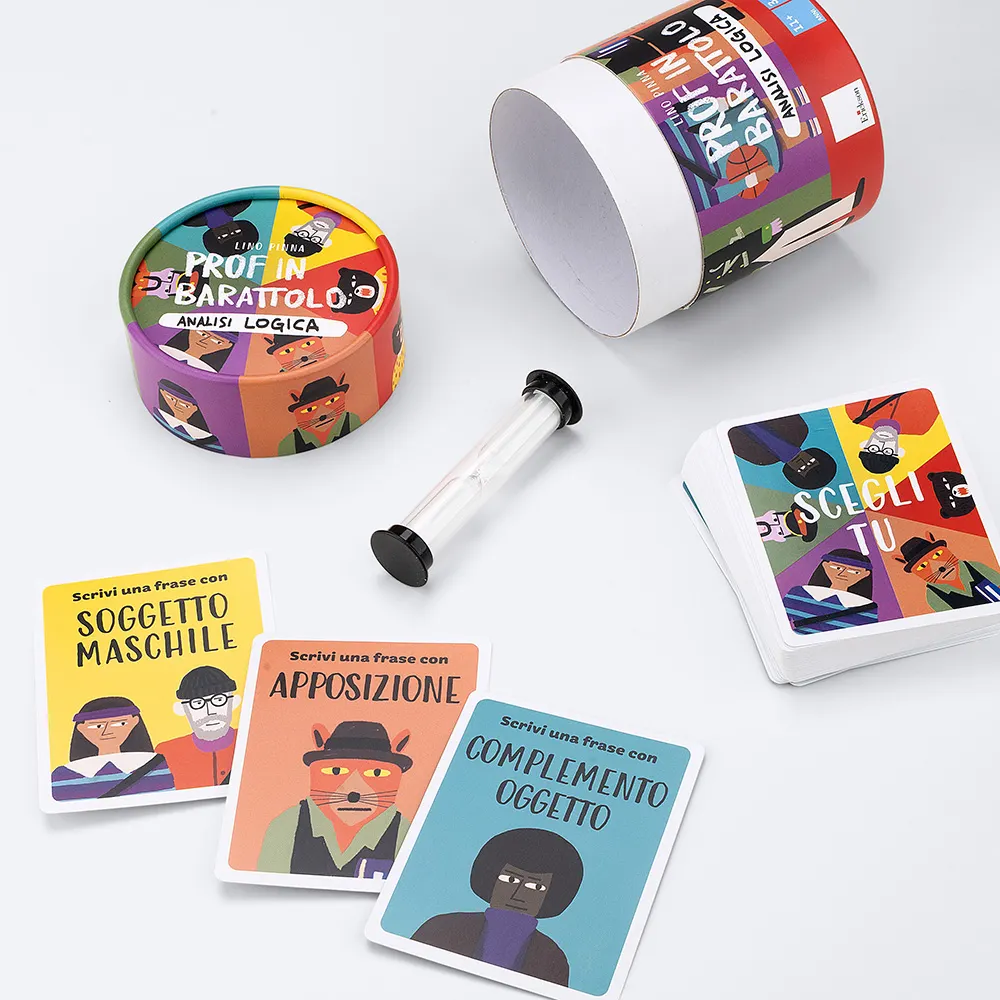 Prof in barattolo. Un gioco per imparare l’analisi logica Prof in barattolo Erickson ® Prof in barattolo Erickson ®