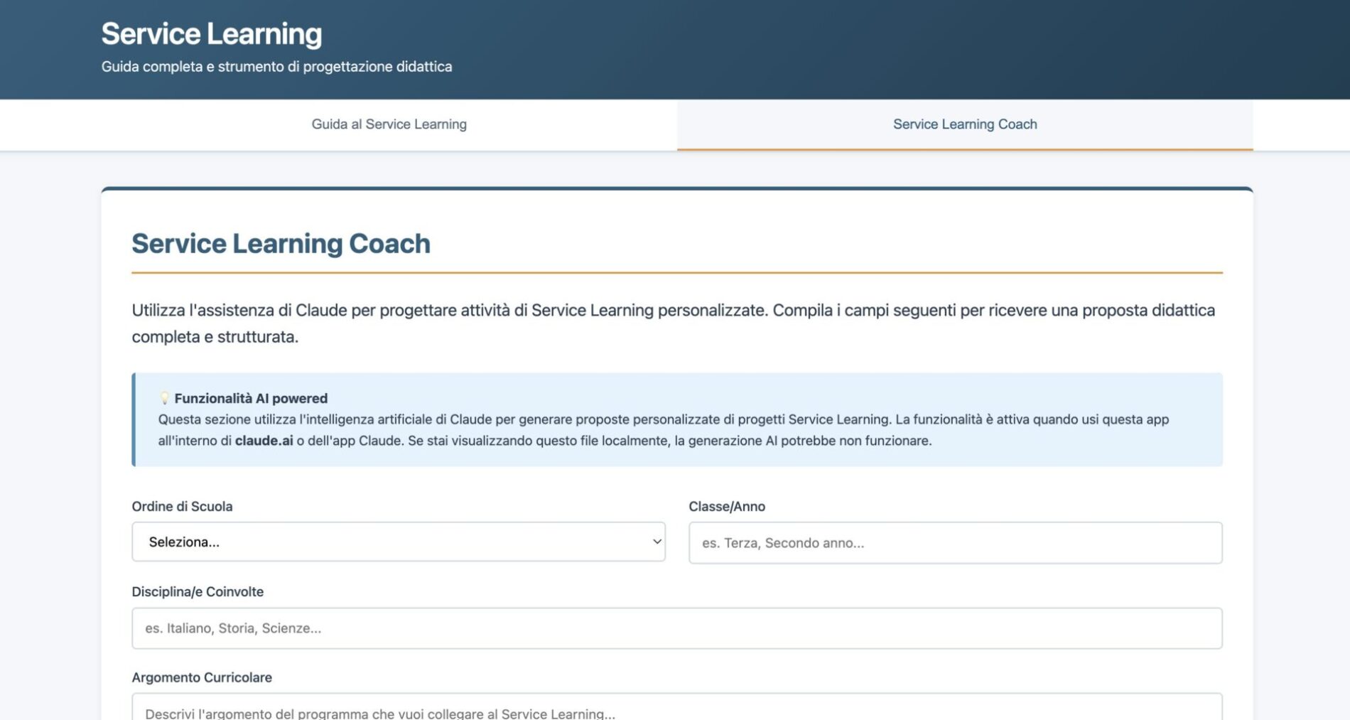 Fuori Classe - Agente GPT