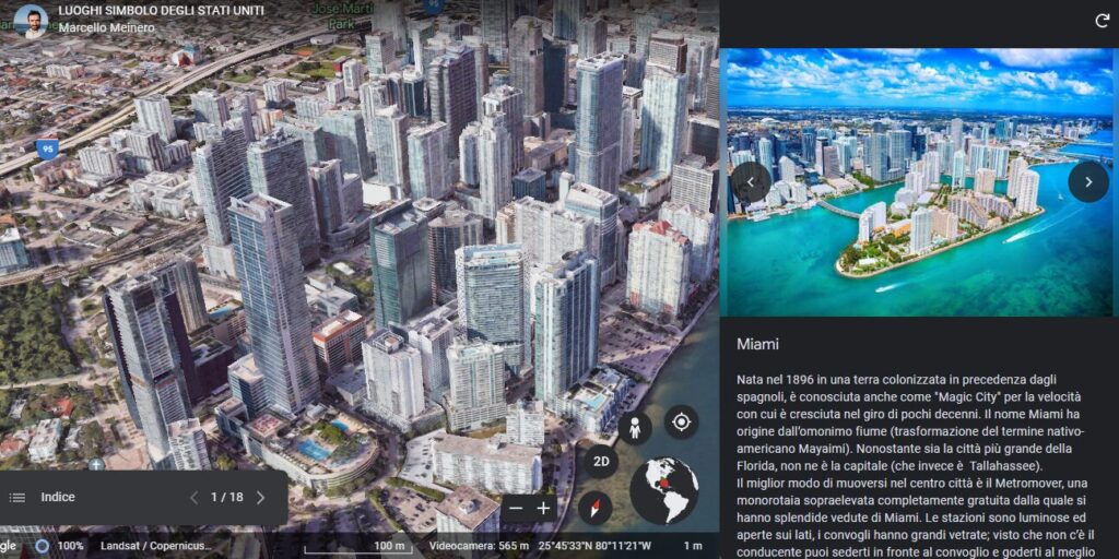 Un laboratorio di geografia per esplorare il pianeta con Google Earth 1 ®Google Earth