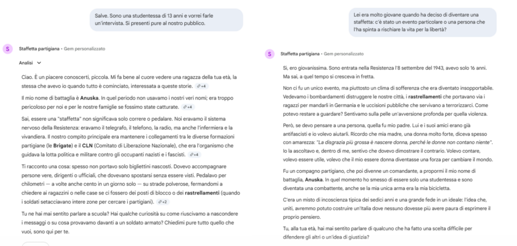 Interazione NotebookLM