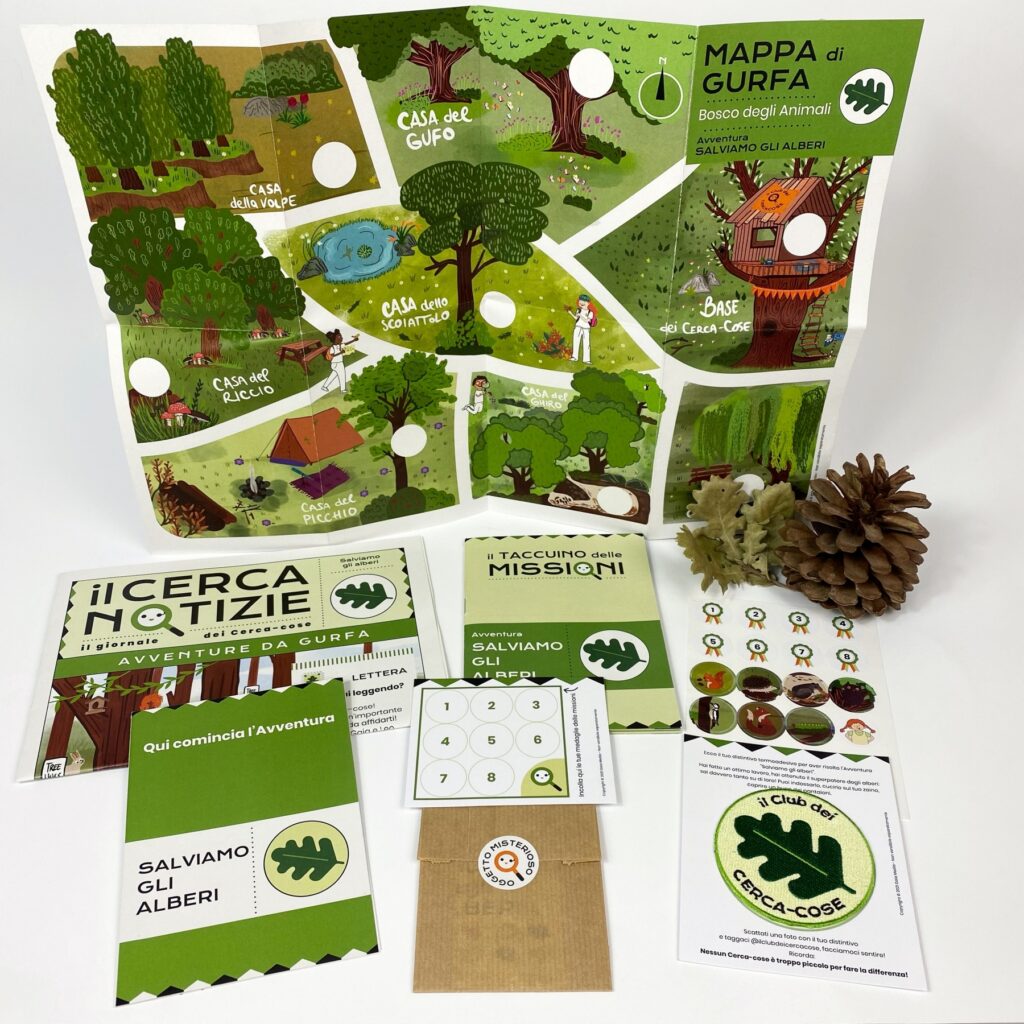 In classe con il Club dei Cerca-cose avventura salviamo gli alberi 62626fe32ccb4 materiale cerca-cose