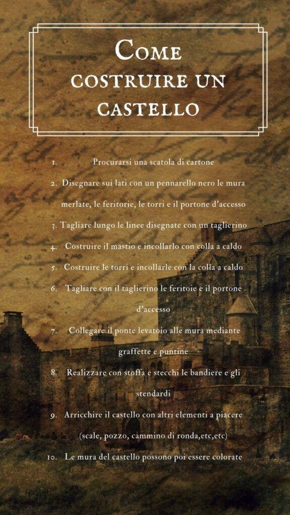 istruzioni castello