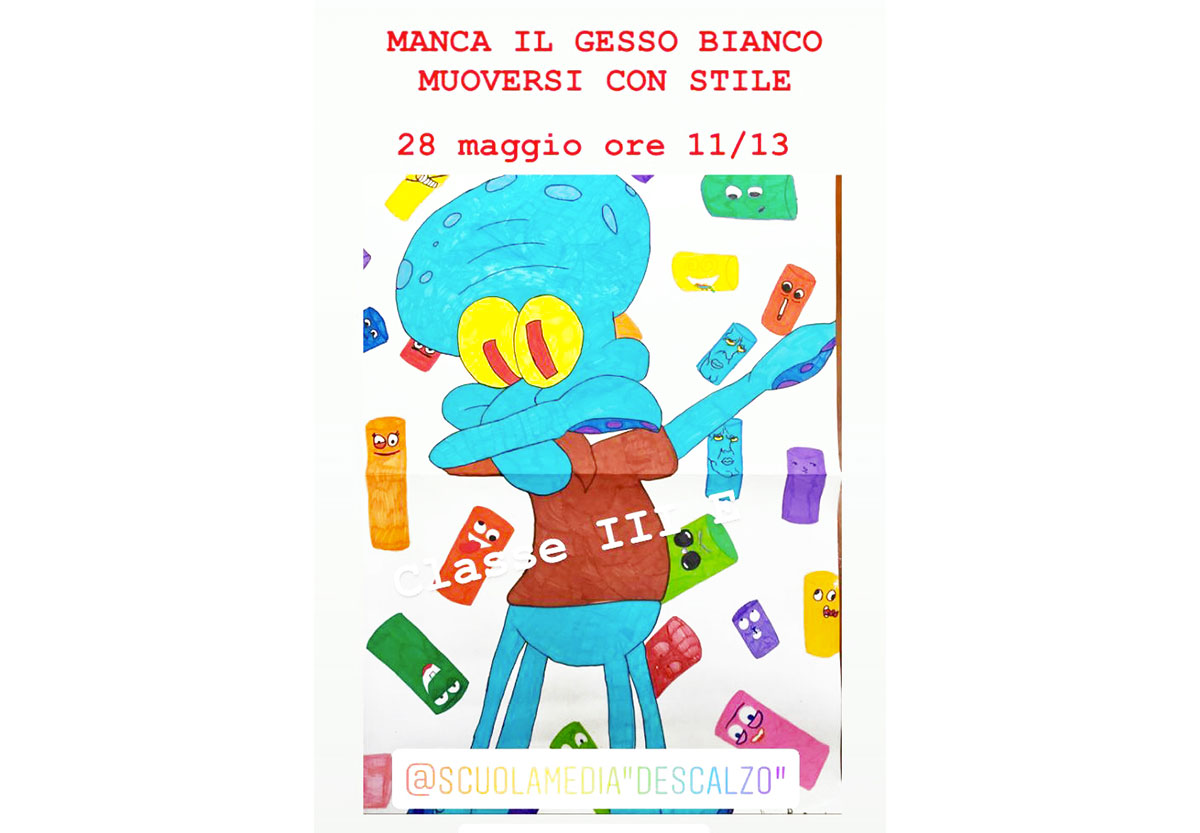 Manca il gesso bianco